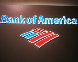 Bank of America Acrylic Signs