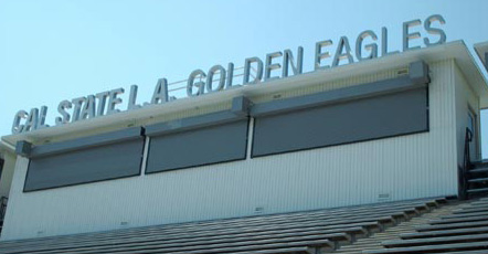 Stainless Steel Architectural Sign for Cal State LA