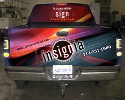Insignia Truck Vinyl Vehicle Wrap Digital Graphics and Large Format Printing