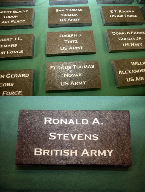 Moreno Valley War Memorial California On-Site Sandblasted Donor Recognition Plaques