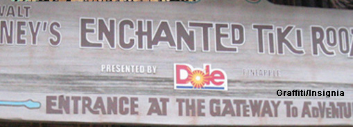 Enchanted Tiki Room Sandblasted Wood Sign