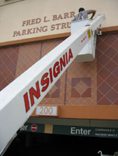 Custom Sign Installation