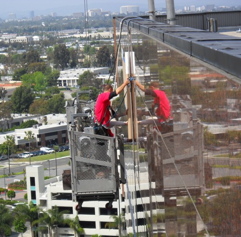 Sullivan Curtis Monroe High Rise Sign Installation